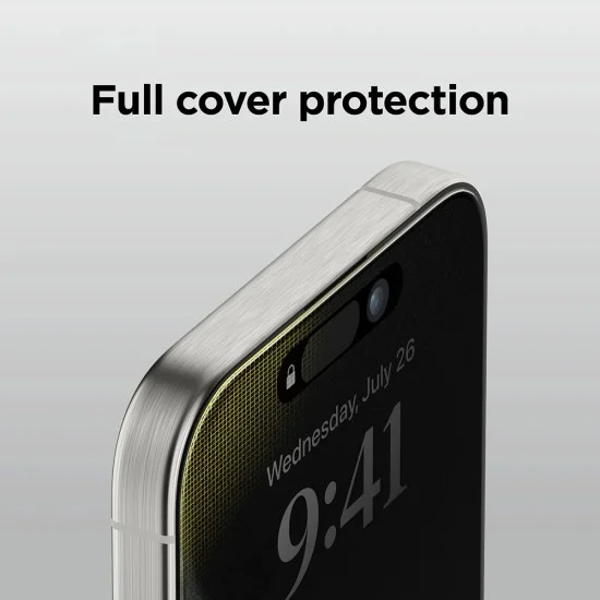 Протектор за iPhone 17 - ANANK - 2.5D 5X подсилен 180° протектор за екран - Черен