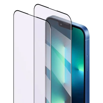 Протектор за протектор за екран със Син блясък - ANANK - 2.5D 5X подсилен анти - iPhone 17 Pro