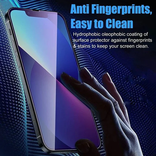 Протектор за протектор за екран със Син блясък - ANANK - 2.5D 5X подсилен анти - iPhone 17 Pro