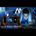 Протектор за протектор за екран със Син блясък - ANANK - 2.5D 5X подсилен анти - iPhone 17 Pro