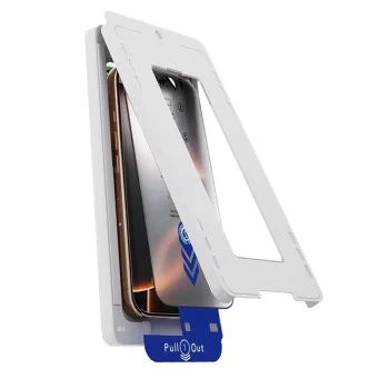 Протектор за iPhone 17 Pro Max - ANANK - 2.5D 5X подсилен HD протектор за екран с монтажна кутия - Черен