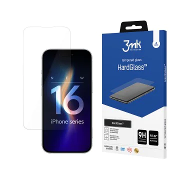 Протектор за iPhone 16 Pro Max - 3mk - Твърдостъклен протектор за екран - Прозрачен