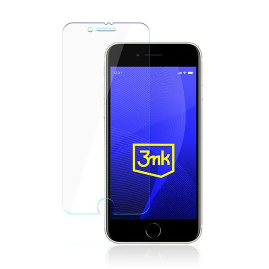 Протектор за iPhone 7 / iPhone 8 / iPhone SE 2, SE 2020 / iPhone SE 3, SE 2022 - 3mk - Гъвкаво стъкло - Прозрачен