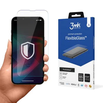 Протектор за iPhone 14 / iPhone 14 Pro - 3mk - FlexibleGlass - Прозрачен