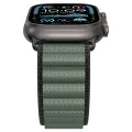Каишка за Apple Watch 6 / 7 / 8 / 9 / 10 / SE / SE 2 / Ultra / Ultra 2 (44/45/46/49mm) - Spigen - WBF1 - Черен / Зелен