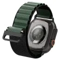 Каишка за Apple Watch 6 / 7 / 8 / 9 / 10 / SE / SE 2 / Ultra / Ultra 2 (44/45/46/49mm) - Spigen - WBF1 - Черен / Зелен