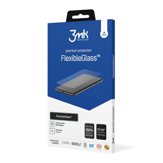 Протектор за iPhone 16 Pro - 3mk - FlexibleGlass - Прозрачен