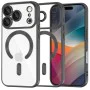 Калъф за iPhone 17 Pro - Techsuit - Luxury Crystal MagSafe - Черен