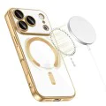 Калъф за iPhone 17 Pro - Techsuit - Luxury Crystal MagSafe - Сребрист