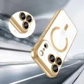 Калъф за iPhone 17 Pro - Techsuit - Luxury Crystal MagSafe - Сребрист