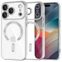 Калъф за iPhone 17 Pro - Techsuit - Luxury Crystal MagSafe - Сребрист