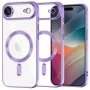 Калъф за iPhone 17 Air - Techsuit - Luxury Crystal MagSafe - Светло Лилав