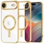Калъф за iPhone 17 Air - Techsuit - Luxury Crystal MagSafe - Златист