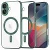 Калъф за iPhone 17 - Techsuit - Luxury Crystal MagSafe - Тъмно Зелен