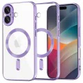 Калъф за iPhone 17 - Techsuit - Luxury Crystal MagSafe - Светло Лилав