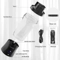 Techsuit - Преносим блендер nutriXGo (BP1) - с Type-C кабел, презареждаем, 700 мл, 20000 об/мин, 6000 mAh - черен