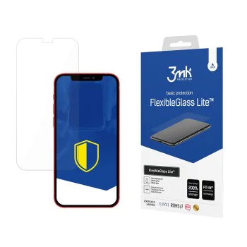 Протектор за iPhone 12 Pro / iPhone 12 - 3mk - FlexibleGlass Lite - Прозрачен