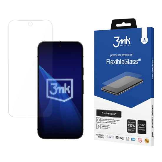 Протектор за Google Pixel 9a - 3mk - Гъвкаво стъкло - Прозрачен