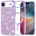 Калъф за iPhone 17 Air - Techsuit - Luxury Glitter MagSafe - Светло Лилав
