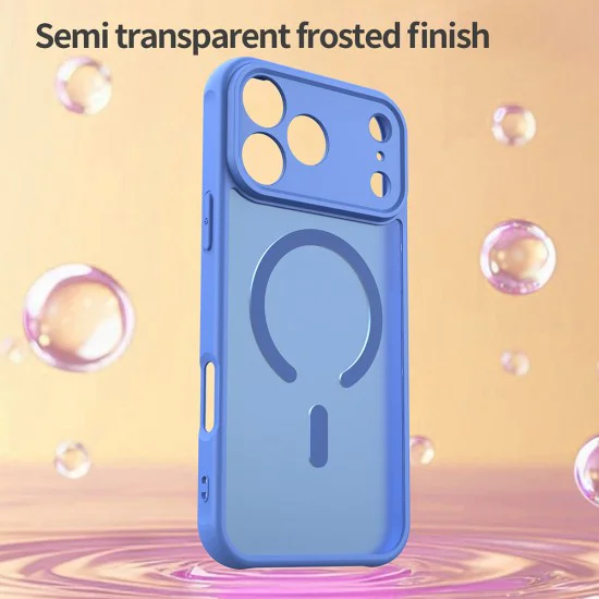 Калъф за iPhone 17 Pro Max - Techsuit - HaloFrost II MagSafe - Небесно Син