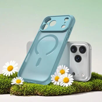 Калъф за iPhone 17 Pro - Techsuit - HaloFrost II MagSafe - Ментово Зелен