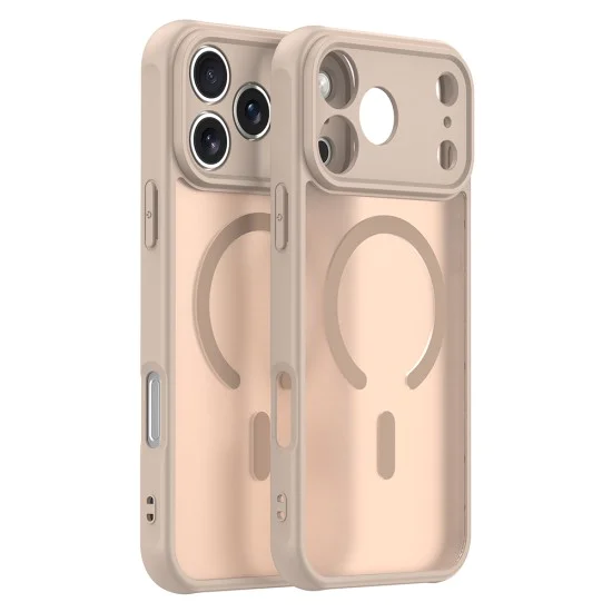 Калъф за iPhone 17 Pro - Techsuit - HaloFrost II MagSafe - Златист
