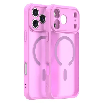 Калъф за iPhone 17 Pro - Techsuit - HaloFrost II MagSafe - Розов