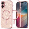 Калъф за iPhone 17 - Techsuit - Luxury Glitter MagSafe - Розово Злато - Златист
