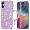 Калъф за iPhone 17 - Techsuit - Luxury Glitter MagSafe - Светло Лилав