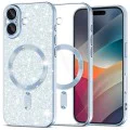Калъф за iPhone 17 - Techsuit - Luxury Glitter MagSafe - Светло Син