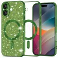Калъф за iPhone 17 - Techsuit - Luxury Glitter MagSafe - Тъмно Зелен