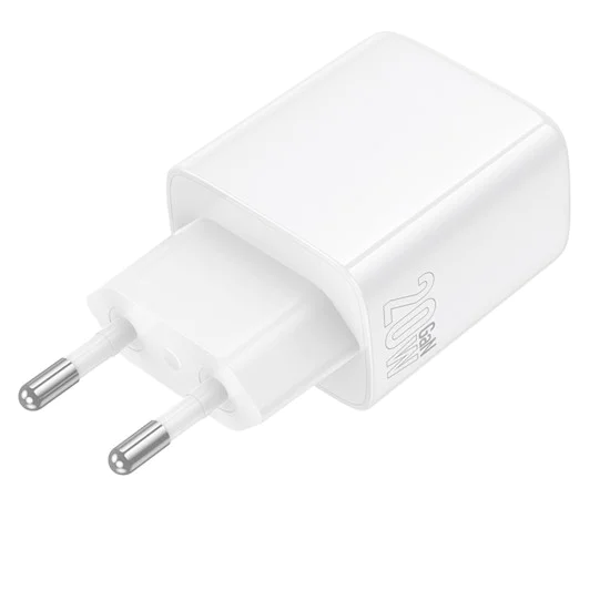 Зарядно за стена – Borofone (BN27 Fuente) – USB + USB-C, PD20W QC3.0 GaN – Бял