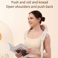 Масажор за врат – Yesido Neck Massager (MG16) – 3 режима, топлинна терапия, шиацу, 2000mAh – Бежов