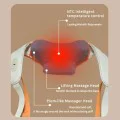 Масажор за врат – Yesido Neck Massager (MG16) – 3 режима, топлинна терапия, шиацу, 2000mAh – Бежов