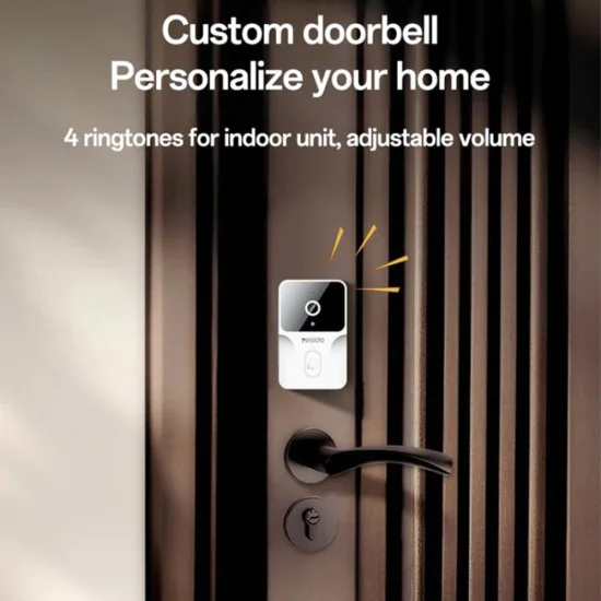 Видео домофон – Yesido Wireless Video Intercom Doorbell (KM27) – 2.4G, 2K HD, 1000mAh, 4.3 екран – Бял