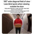 Видео домофон – Yesido Wireless Video Intercom Doorbell (KM27) – 2.4G, 2K HD, 1000mAh, 4.3 екран – Бял