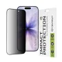 Протектор за iPhone 17 - Techsuit - 111D Privacy Full Glue - Черен