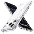 Калъф за iPhone 17 Pro - Techsuit - Удароустойчив Clear Silicone MagSafe - Прозрачен