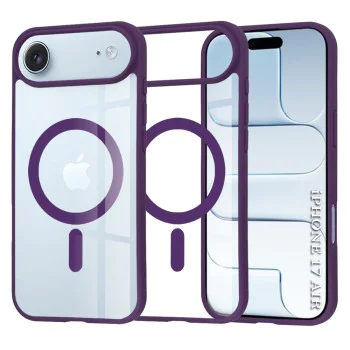 Калъф за iPhone 17 Air - Techsuit - MagSafe Pro - Лилав