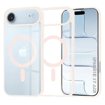 Калъф за iPhone 17 Air - Techsuit - MagSafe Pro - Nude Розов