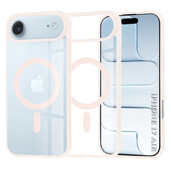 Калъф за iPhone 17 Air - Techsuit - MagSafe Pro - Nude Розов