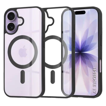 Калъф за iPhone 17 - Techsuit - MagSafe Pro - Черен