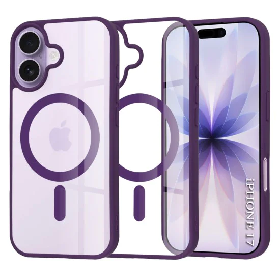Калъф за iPhone 17 - Techsuit - MagSafe Pro - Лилав