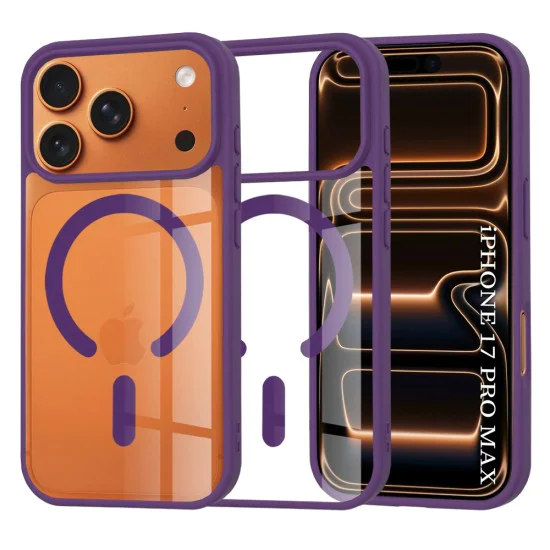 Калъф за iPhone 17 Pro Max - Techsuit - MagSafe Pro - Лилав