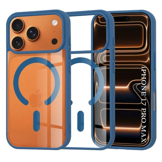 Калъф за iPhone 17 Pro Max - Techsuit - MagSafe Pro - Син