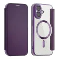 Калъф за iPhone 17 - Techsuit - SmartMag Book Case - Лилав