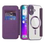 Калъф за iPhone 17 - Techsuit - SmartMag Book Case - Лилав