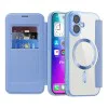 Калъф за iPhone 17 - Techsuit - SmartMag Book Case - Светло Син