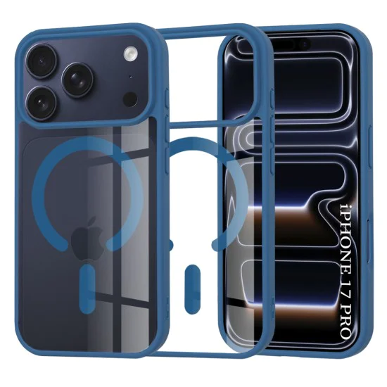 Калъф за iPhone 17 Pro - Techsuit - MagSafe Pro - Син