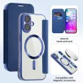 Калъф за iPhone 17 - Techsuit - SmartMag Book Case - Син